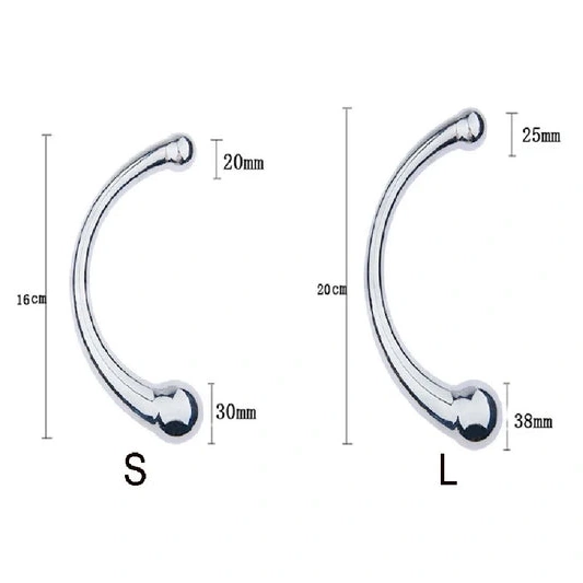 Anal Hooks 5858 Elegant Double Steel Stainless Hook Ended Anal 0728